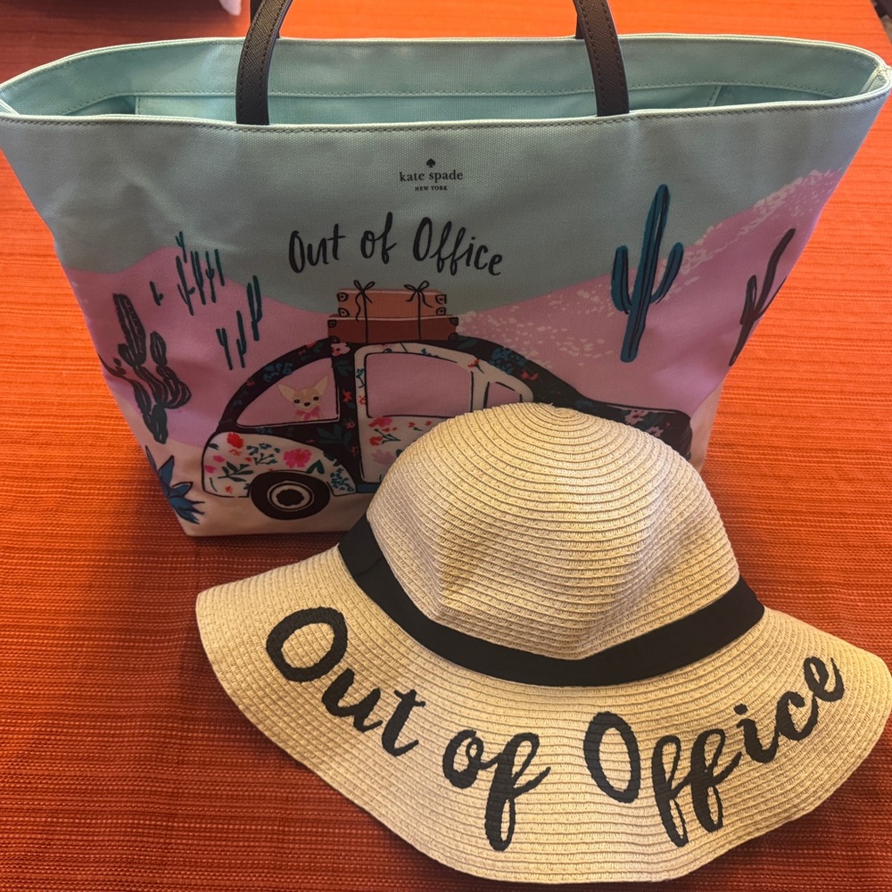 Kate Spade Multicolor Tote Bag and Hat - Picture 4 of 14